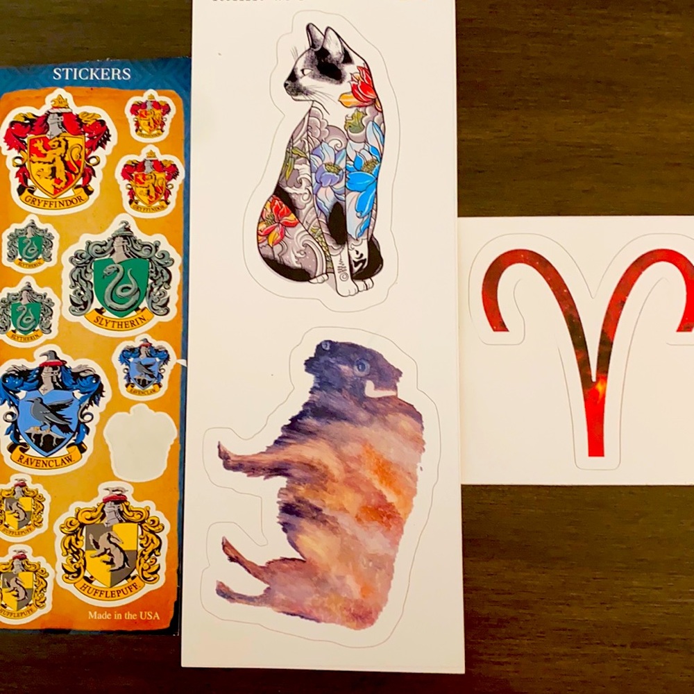 Sticker Pack Assortment, over 10 stickers included